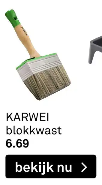 Karwei KARWEI blokkwast aanbieding