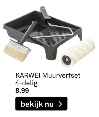 Karwei KARWEI Muurverfset 4-delig aanbieding