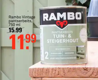 Karwei Rambo Vintage pantserbeits aanbieding