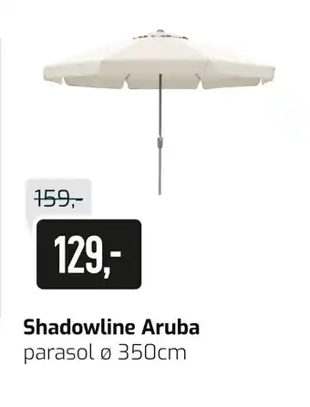 Kees Smit Shadowline Aruba parasol ø 350cm aanbieding