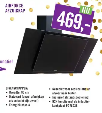 Keukendepot Airforce Afzuigkap aanbieding