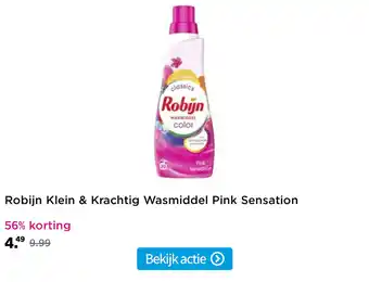 Plein.nl Robijn Klein & Krachtig Wasmiddel aanbieding