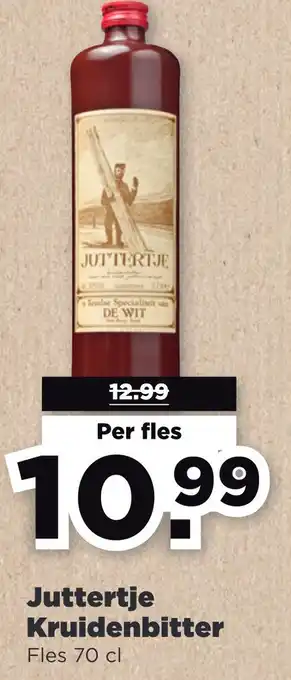 PLUS Juttertje Kruidenbitter aanbieding