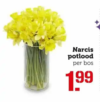 Coop Narcis potlood aanbieding