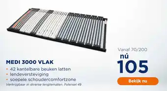 TotaalBED Medi 3000O Vlak aanbieding