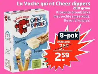 Trekpleister La Vache qui rit Cheez dippers aanbieding