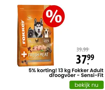 Zooplus Fokker Adult drooqvõer Oogvoe aanbieding