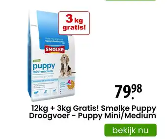 Zooplus Smølke Puppy Droogvoer VO aanbieding