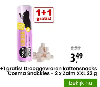 Zooplus Drooggevroren kattensnacks Cosma Snackies aanbieding