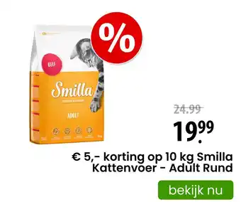 Zooplus Smilla Kattenvoer - Adult Rund aanbieding