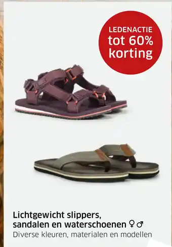 ANWB Lichtgewicht slippers, sandalen en waterschoenen aanbieding