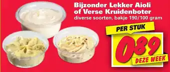 Nettorama Bijzonder Lekker Aioli of Verse Kruidenboter aanbieding