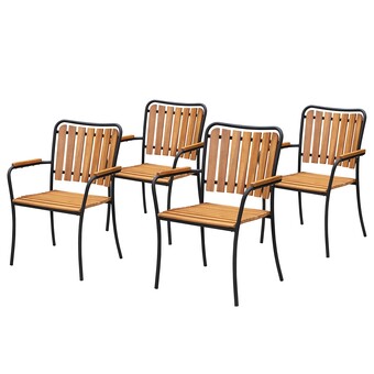 Home24 Tuinstoel beeley (set van 4) aanbieding