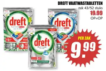 MCD Supermarkt Dreft vaatwastabletten aanbieding