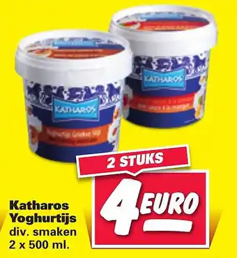 Nettorama Katharos Yoghurtijs aanbieding