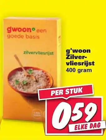 Nettorama g'woon Žilver- vliesrijst aanbieding