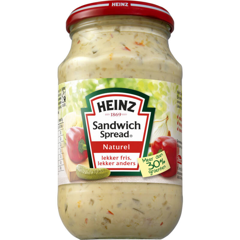 Heinz sandwich spread naturel aanbieding bij Albert Heijn