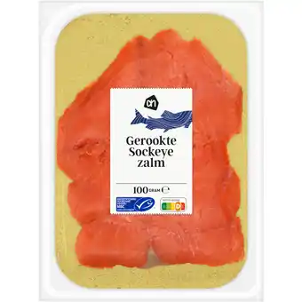 Albert Heijn Ah gerookte sockeye zalmfilet aanbieding