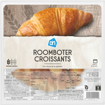 Albert Heijn Ah roomboter croissants aanbieding