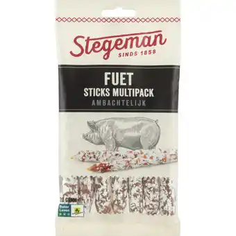 Albert Heijn Stegeman fuet ambachtelijk sticks multipack aanbieding