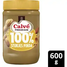Albert Heijn Calvé pindakaas 100% pindas grof aanbieding