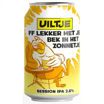 Albert Heijn Uiltje brewing ff lekker met je bek in het zonnetje aanbieding