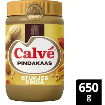 Albert Heijn Calvé pindakaas met stukjes pinda aanbieding