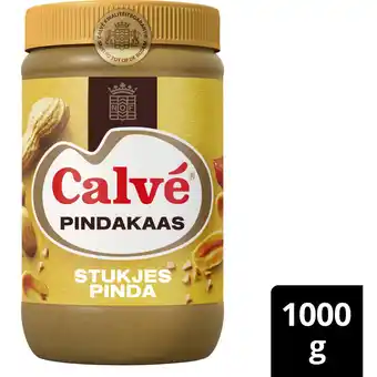 Albert Heijn Calvé pindakaas met stukjes pinda aanbieding