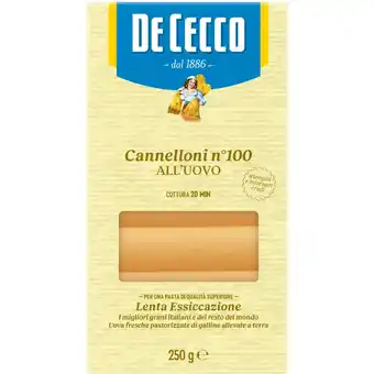Albert Heijn De cecco cannelloni all'uovo aanbieding