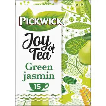 Albert Heijn Pickwick joy of tea green jasmin groene thee aanbieding