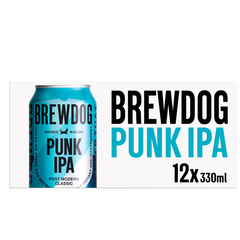 Brewdog punk ipa 12-pack aanbieding bij Albert Heijn