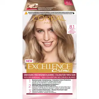 Albert Heijn L'oréal excellence crème licht asblond 8.1 aanbieding