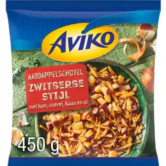 Albert Heijn Aviko aardappelschotel zwitsers aanbieding