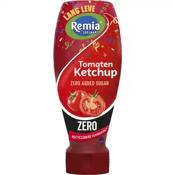 Albert Heijn Remia tomaten ketchup zero added sugar aanbieding