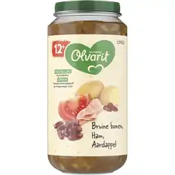 Albert Heijn Olvarit 12+ mnd bruine bonen ham aardappel aanbieding