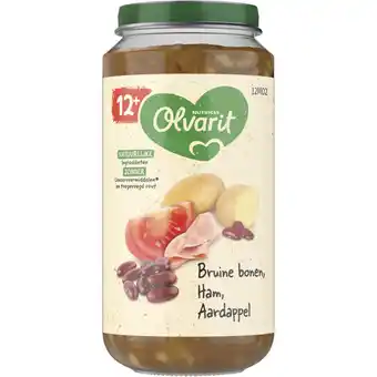 Albert Heijn Olvarit 12+ mnd bruine bonen ham aardappel aanbieding