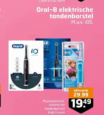 Trekpleister Oral-B elektrische tandenborstel aanbieding