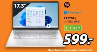 Expert HP laptop 17-CN0235ND aanbieding