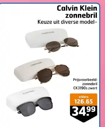 Trekpleister Calvin Klein zonnebril aanbieding