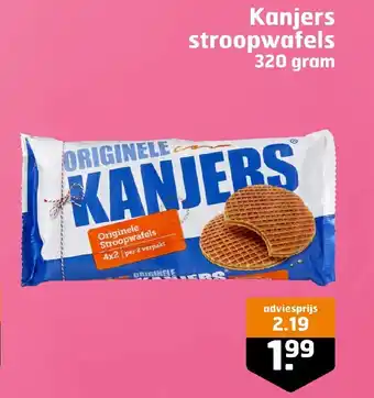 Trekpleister Kanjers stroopwafels 320 gram aanbieding