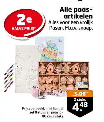 Trekpleister Alle paas-artikelen 2 stuks aanbieding