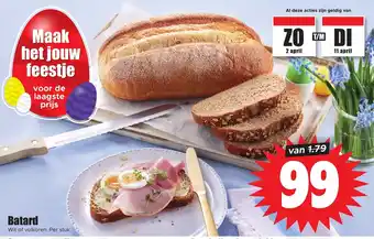 Dirk Batard per stuk aanbieding