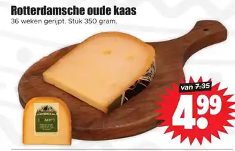 Dirk Rotterdamsche oude kaas stuk 350 gram aanbieding