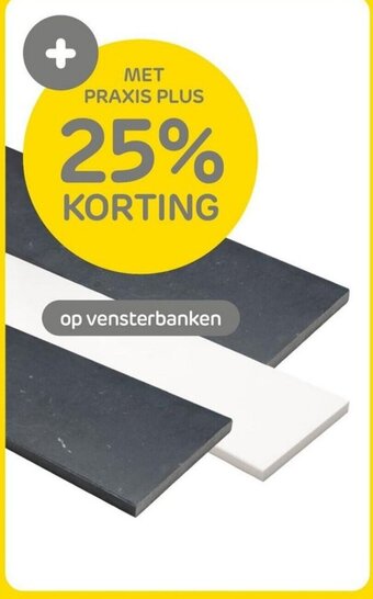 Praxis Op vensterbanken aanbieding