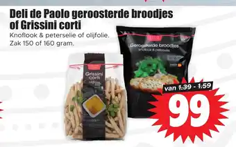 Dirk Deli de paolo geroosterde broodjes 150 gram aanbieding