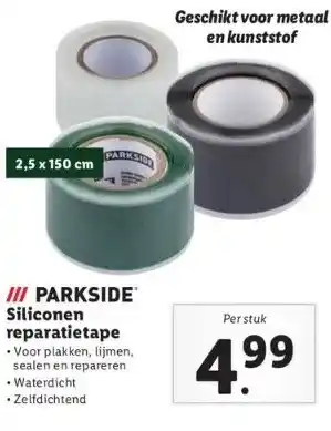 Lidl Iii parkside siliconen reparatietape aanbieding