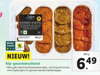 Lidl Kip-gourmetschotel aanbieding