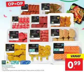 Lidl Gourmet mini's aanbieding