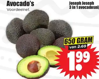 Dirk Avocado's 650g aanbieding