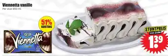 Dirk Viennetta vanille aanbieding